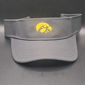 Iowa Hawkeyes Black Performance Visor